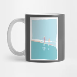 surfing fashion surfers in waves waving surf Hawaii Mug